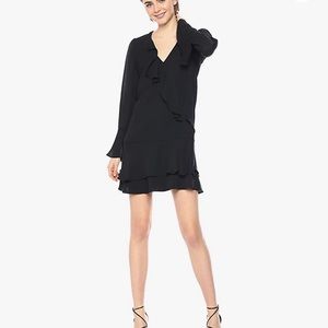 Parker Neave Long Sleeve V-Neck Ruffle Shift Dress